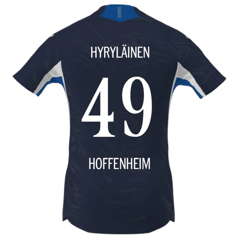 Danxen Dámské Luka Hyryläinen #49 Námořnická Modř Bílá Domů Hráčské Dresy 2025/26 Dres