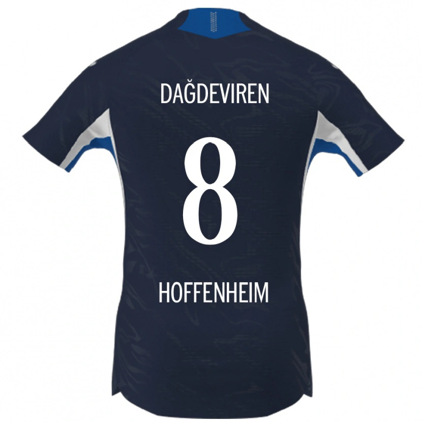Danxen Dámské Diren Dağdeviren #8 Námořnická Modř Bílá Domů Hráčské Dresy 2025/26 Dres