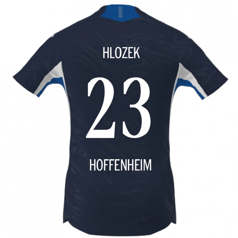 Danxen Dámské Adam Hlozek #23 Námořnická Modř Bílá Domů Hráčské Dresy 2025/26 Dres