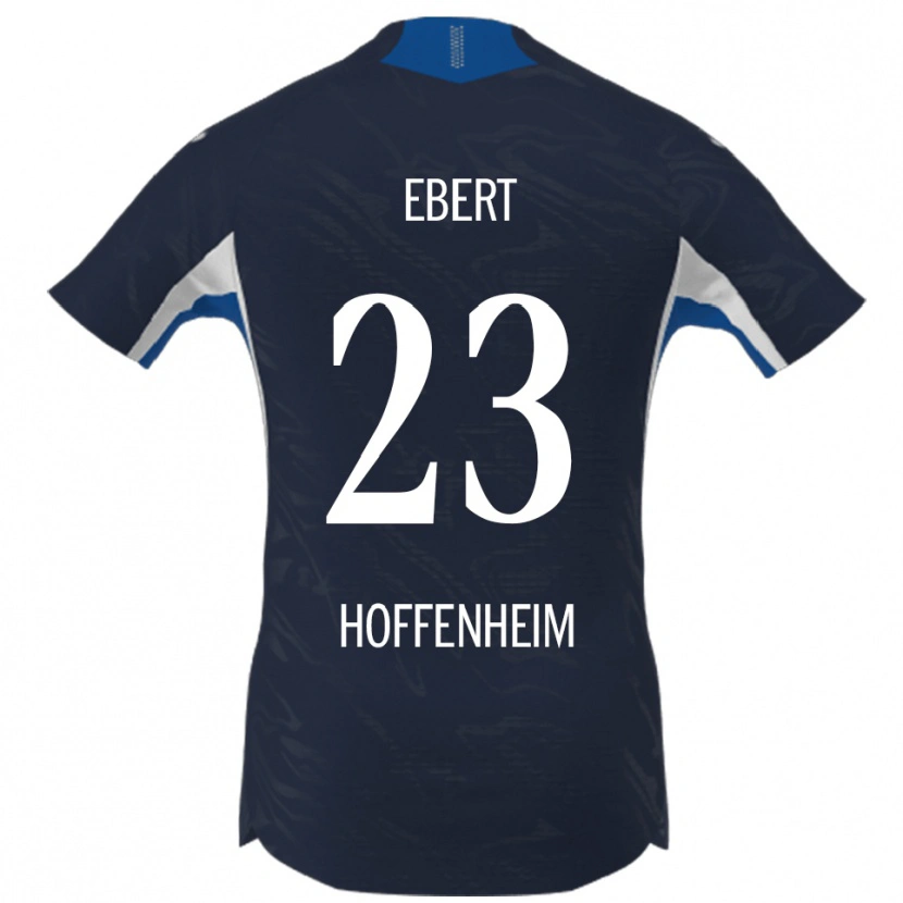 Danxen Dámské Darijo Ebert #23 Námořnická Modř Bílá Domů Hráčské Dresy 2025/26 Dres