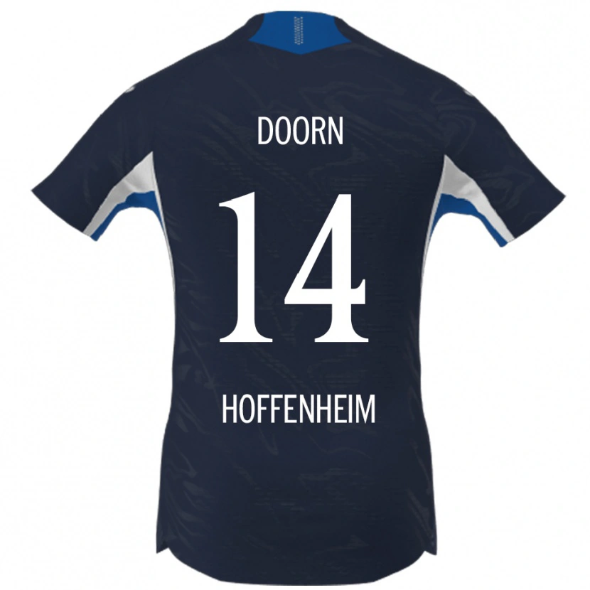 Danxen Dámské Lisa Doorn #14 Námořnická Modř Bílá Domů Hráčské Dresy 2025/26 Dres