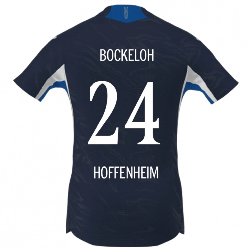Danxen Dámské Leonhard Bockeloh #24 Námořnická Modř Bílá Domů Hráčské Dresy 2025/26 Dres