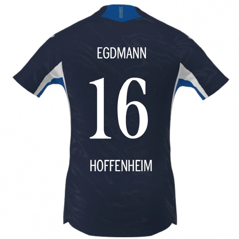 Danxen Dámské Mika Egdmann #16 Námořnická Modř Bílá Domů Hráčské Dresy 2025/26 Dres