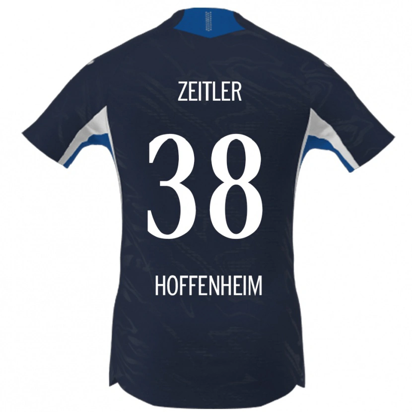 Danxen Dámské Deniz Zeitler #38 Námořnická Modř Bílá Domů Hráčské Dresy 2025/26 Dres