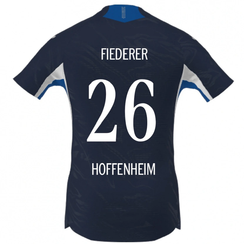 Danxen Dámské Tom Fiederer #26 Námořnická Modř Bílá Domů Hráčské Dresy 2025/26 Dres