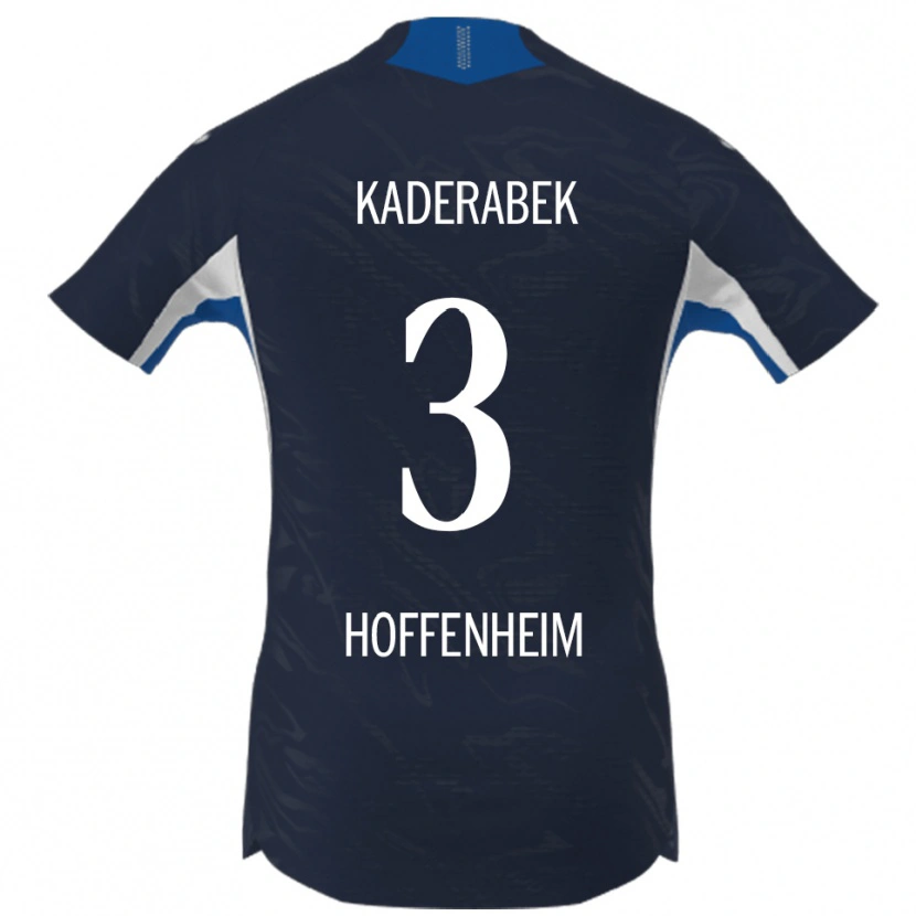 Danxen Dámské Pavel Kaderabek #3 Námořnická Modř Bílá Domů Hráčské Dresy 2025/26 Dres