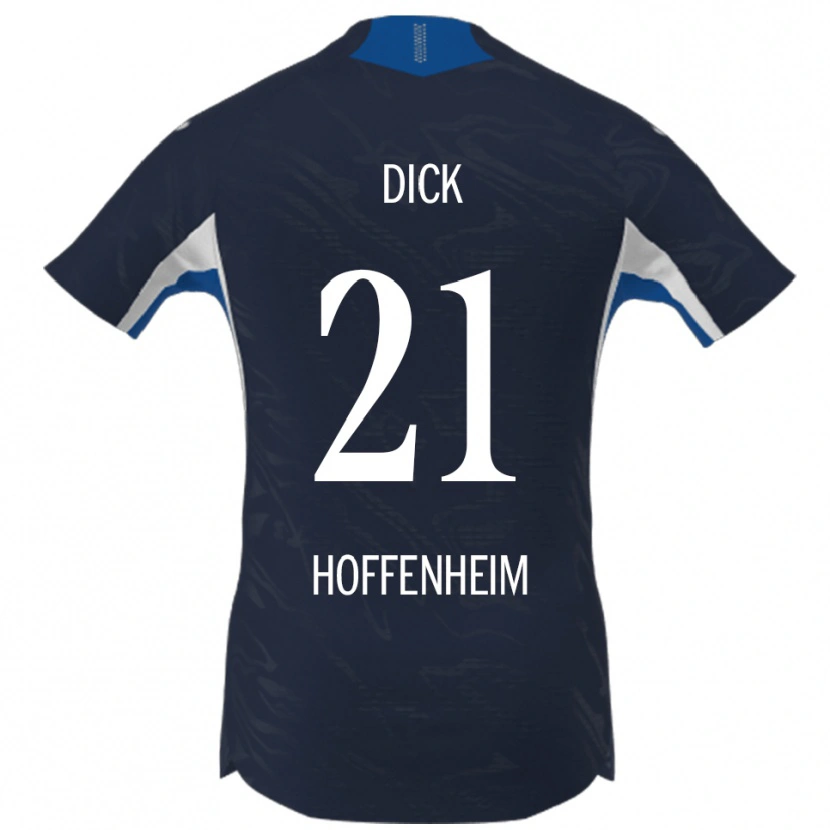 Danxen Dámské Laura Dick #21 Námořnická Modř Bílá Domů Hráčské Dresy 2025/26 Dres