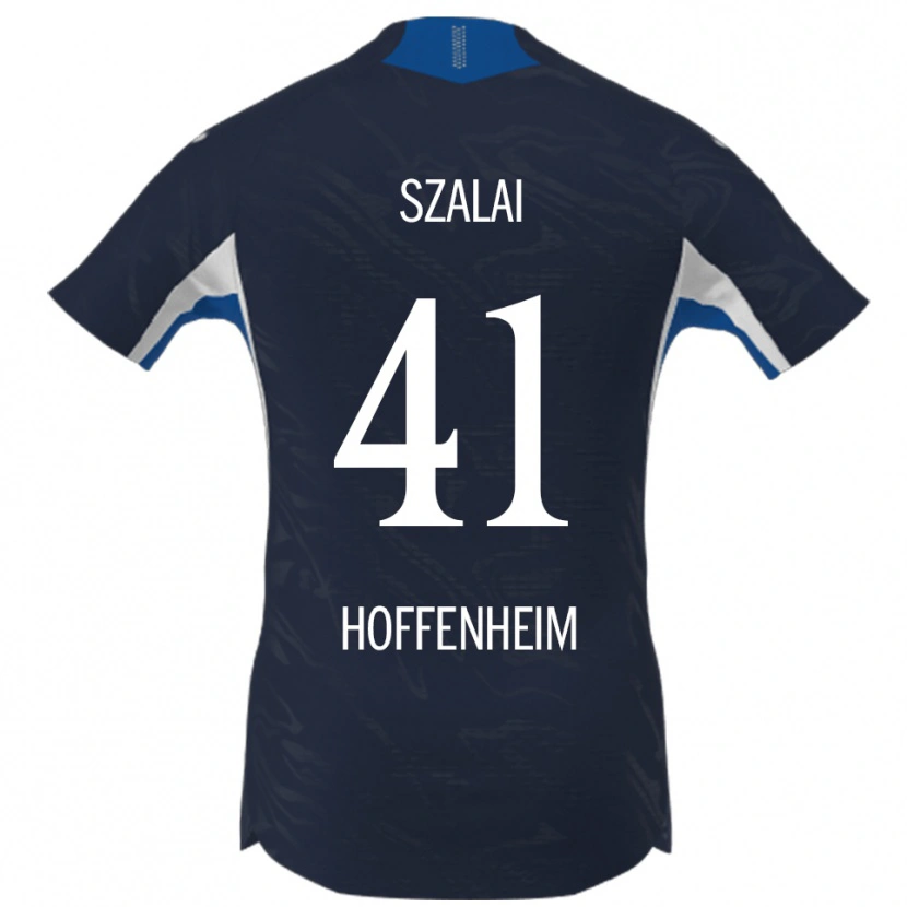 Danxen Dámské Attila Szalai #41 Námořnická Modř Bílá Domů Hráčské Dresy 2025/26 Dres
