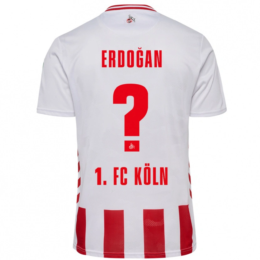 Danxen Dámské Eymen Erdoğan #0 Bílá Červená Domů Hráčské Dresy 2025/26 Dres