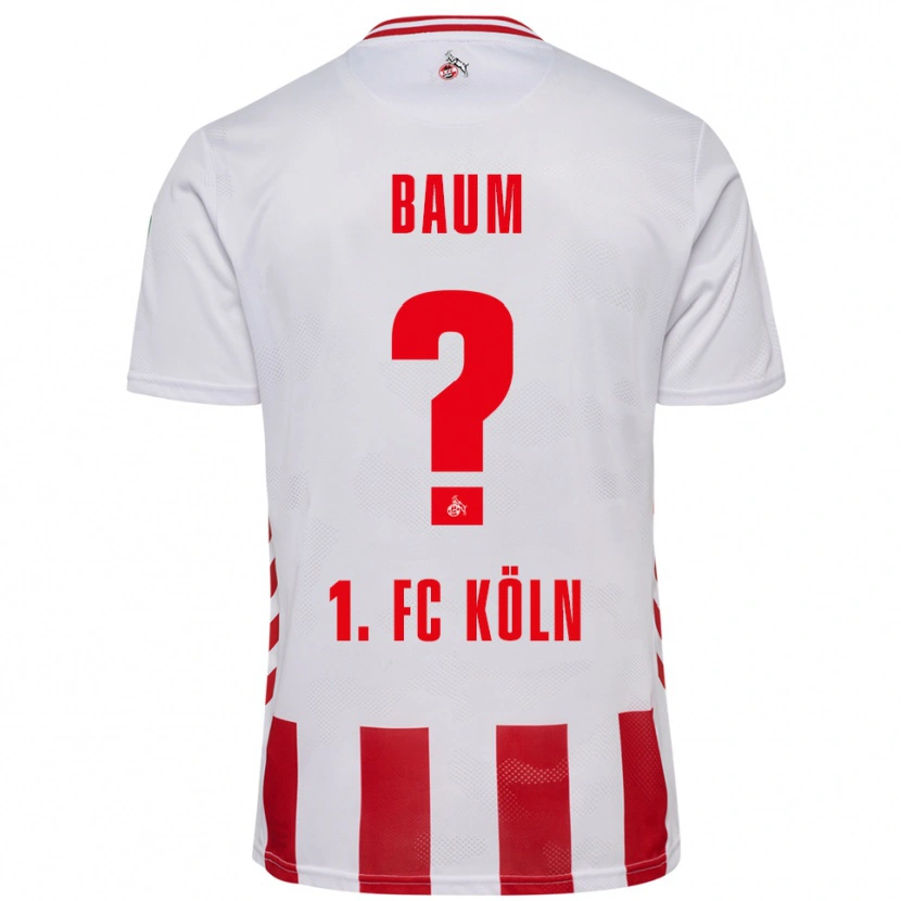 Danxen Dámské Julius Baum #0 Bílá Červená Domů Hráčské Dresy 2025/26 Dres