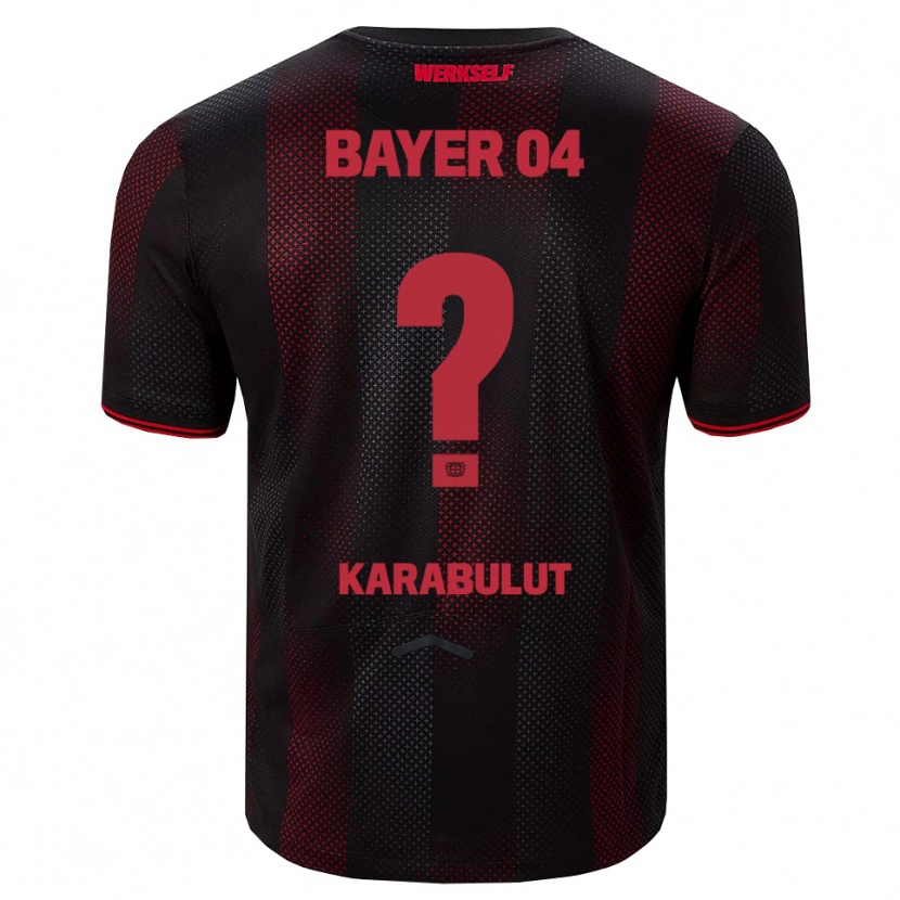 Danxen Dámské Emirhan Karabulut #0 Černá Červená Domů Hráčské Dresy 2025/26 Dres