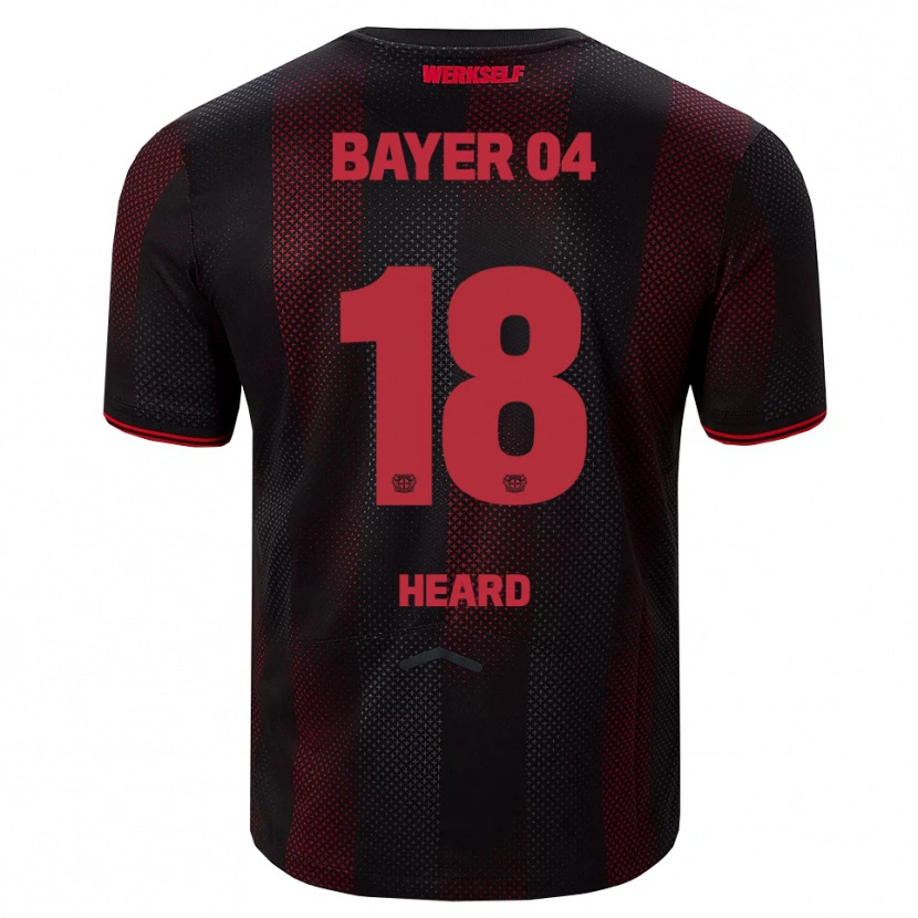 Danxen Dámské Aaron Heard #18 Černá Červená Domů Hráčské Dresy 2025/26 Dres