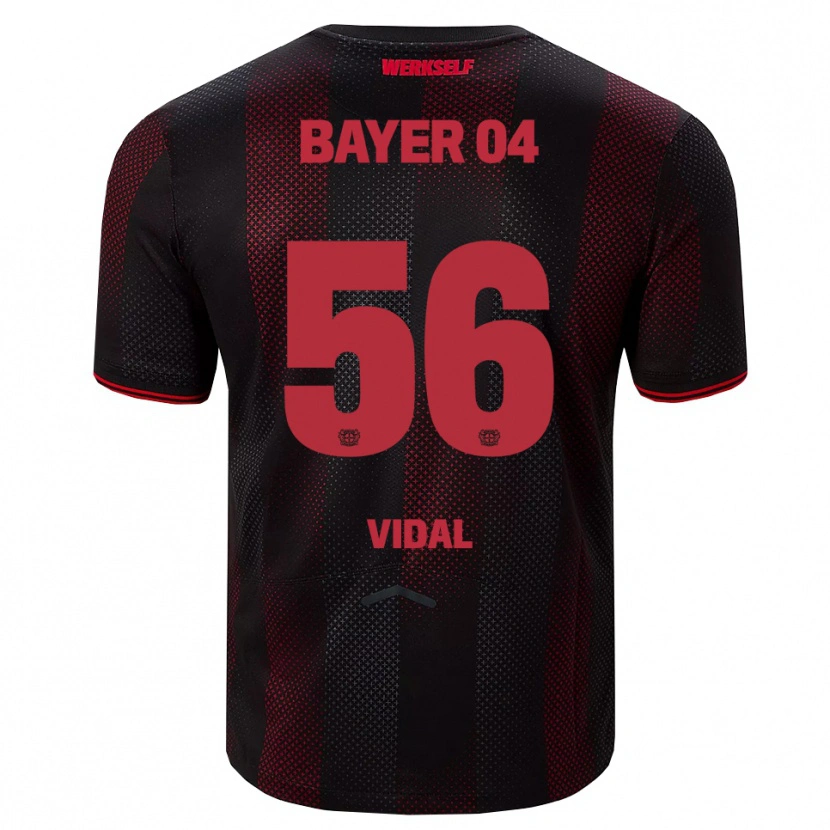 Danxen Dámské Juliette Vidal #56 Černá Červená Domů Hráčské Dresy 2025/26 Dres