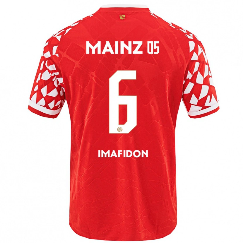 Danxen Dámské Daniel Imafidon #6 Červená Bílá Domů Hráčské Dresy 2025/26 Dres