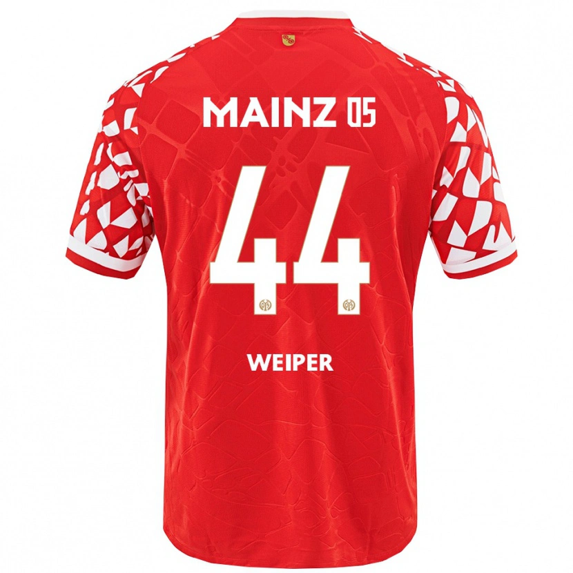 Danxen Dámské Nelson Weiper #44 Červená Bílá Domů Hráčské Dresy 2025/26 Dres