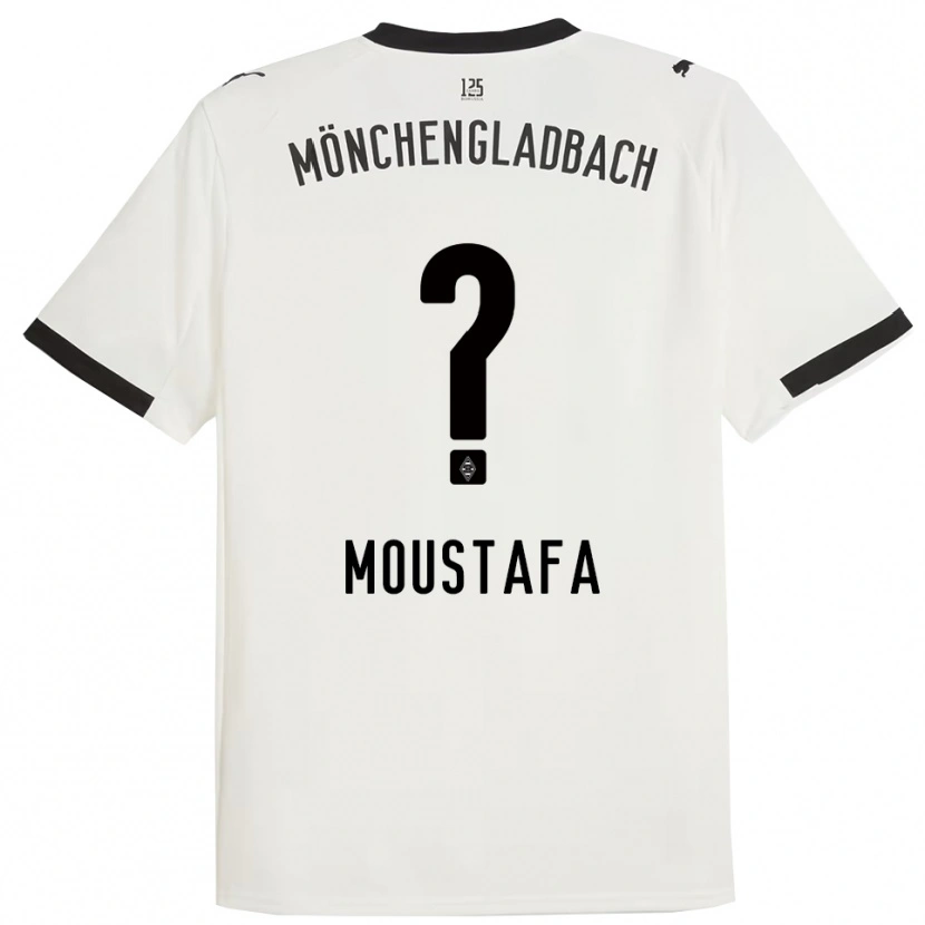 Danxen Dámské Seif Ashraf Moustafa #0 Bílá Černá Domů Hráčské Dresy 2025/26 Dres