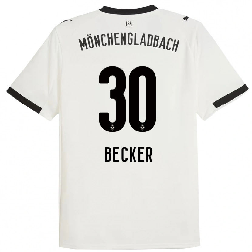 Danxen Dámské Benjamin Becker #30 Bílá Černá Domů Hráčské Dresy 2025/26 Dres