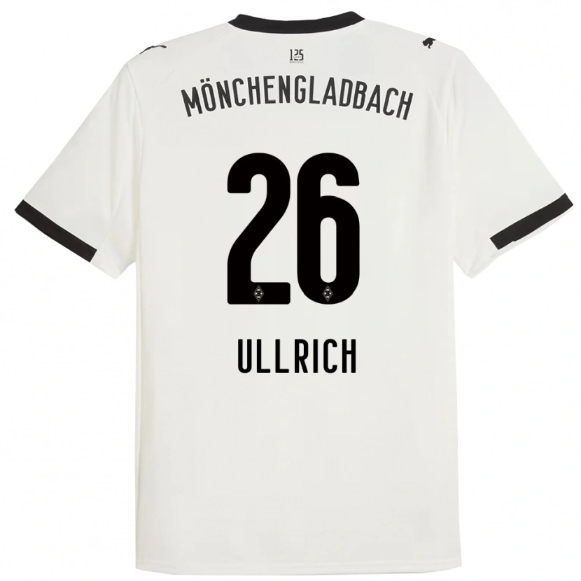 Danxen Dámské Lukas Ullrich #26 Bílá Černá Domů Hráčské Dresy 2025/26 Dres