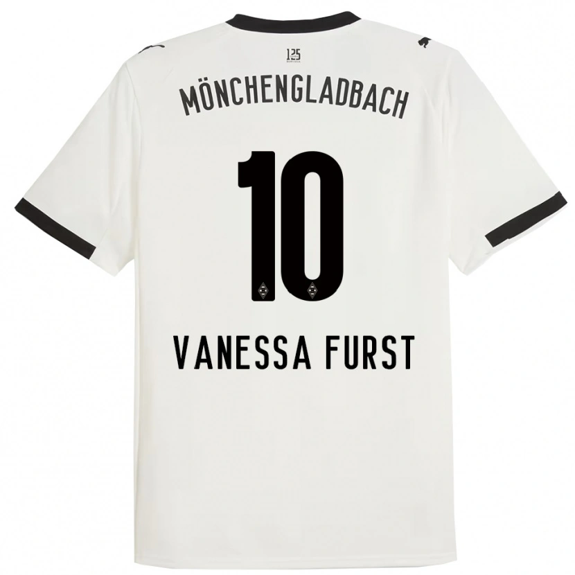 Danxen Dámské Vanessa Fürst #10 Bílá Černá Domů Hráčské Dresy 2025/26 Dres
