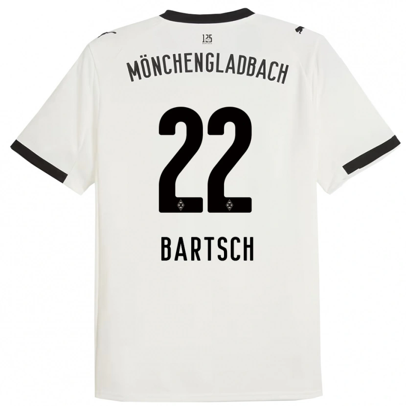 Danxen Dámské Kristina Bartsch #22 Bílá Černá Domů Hráčské Dresy 2025/26 Dres