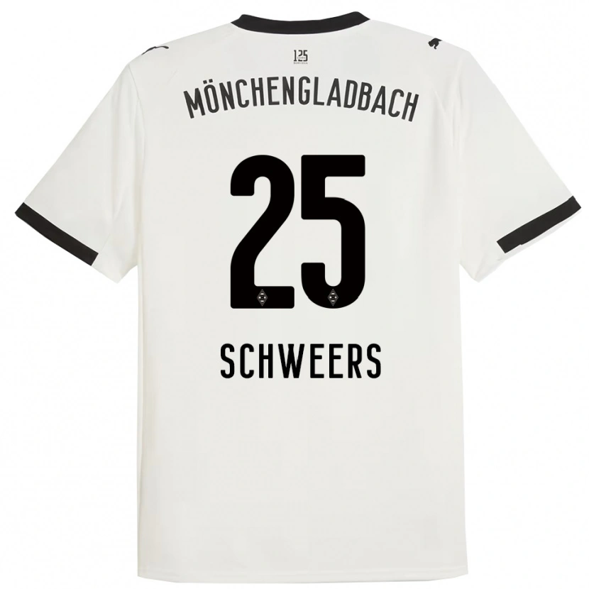 Danxen Dámské Lion Schweers #25 Bílá Černá Domů Hráčské Dresy 2025/26 Dres