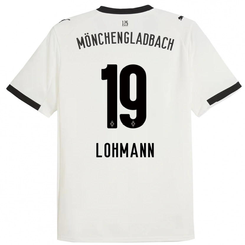 Danxen Dámské Mona Lohmann #19 Bílá Černá Domů Hráčské Dresy 2025/26 Dres