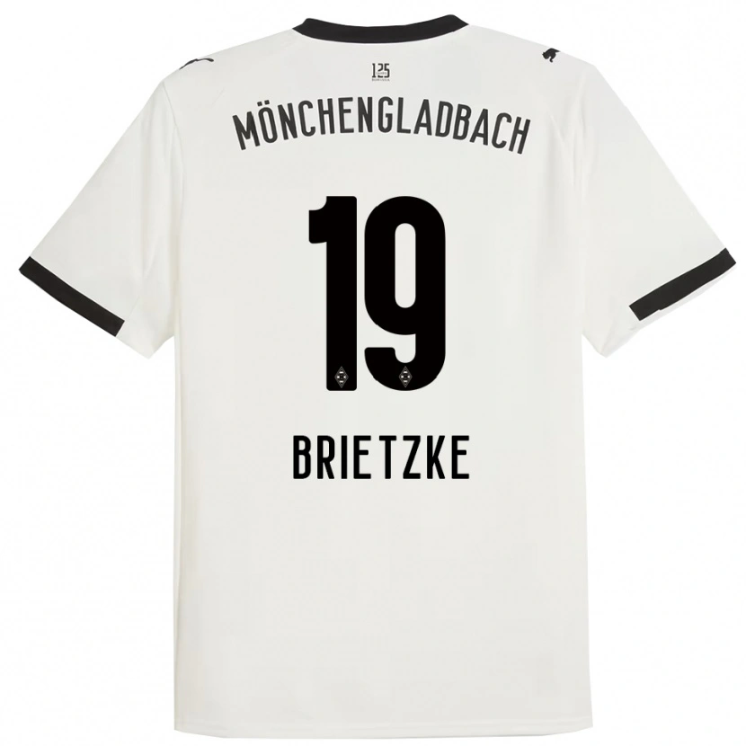 Danxen Dámské Yvonne Brietzke #19 Bílá Černá Domů Hráčské Dresy 2025/26 Dres