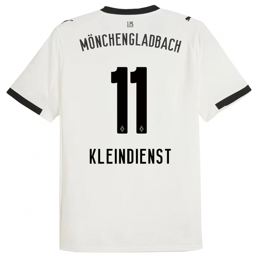 Danxen Dámské Tim Kleindienst #11 Bílá Černá Domů Hráčské Dresy 2025/26 Dres