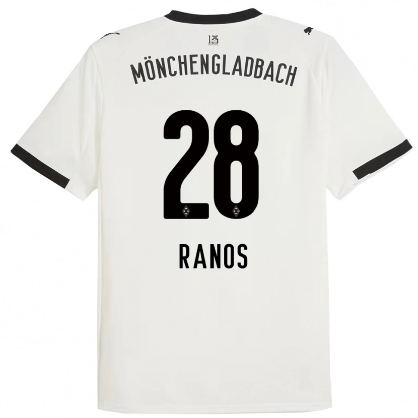 Danxen Dámské Grant-Leon Ranos #28 Bílá Černá Domů Hráčské Dresy 2025/26 Dres