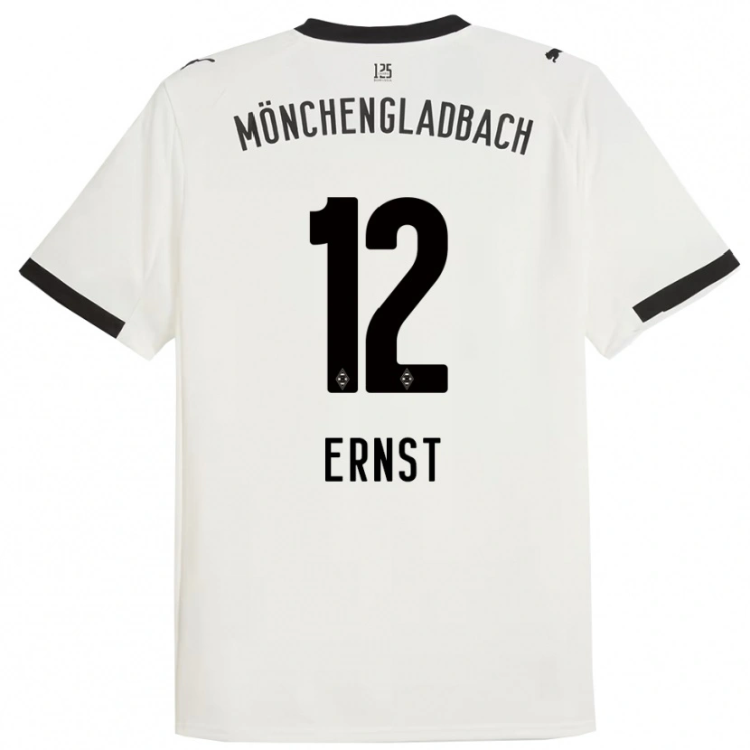 Danxen Dámské Jesse Ernst #12 Bílá Černá Domů Hráčské Dresy 2025/26 Dres