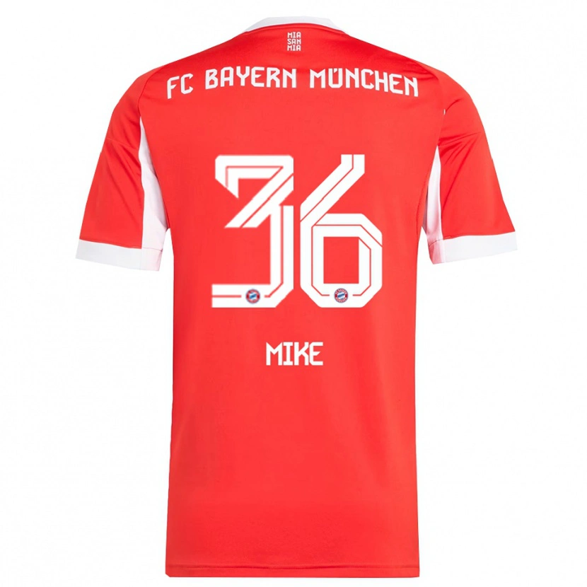 Danxen Dámské Wisdom Mike #36 Červená Bílá Domů Hráčské Dresy 2025/26 Dres