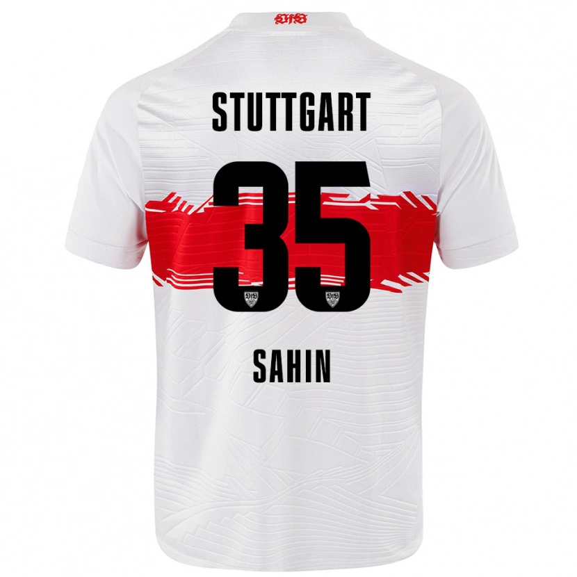 Danxen Dámské Mehmet Sahin #35 Bílá Červená Domů Hráčské Dresy 2025/26 Dres