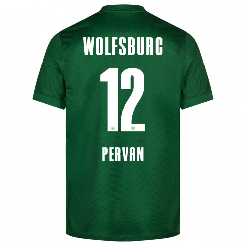 Danxen Dámské Pavao Pervan #12 Zelená Bílá Domů Hráčské Dresy 2025/26 Dres