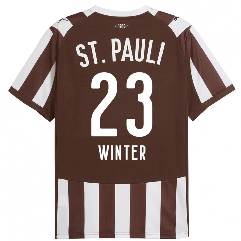 Danxen Dámské Nik Winter #23 Kávová Bílá Domů Hráčské Dresy 2025/26 Dres