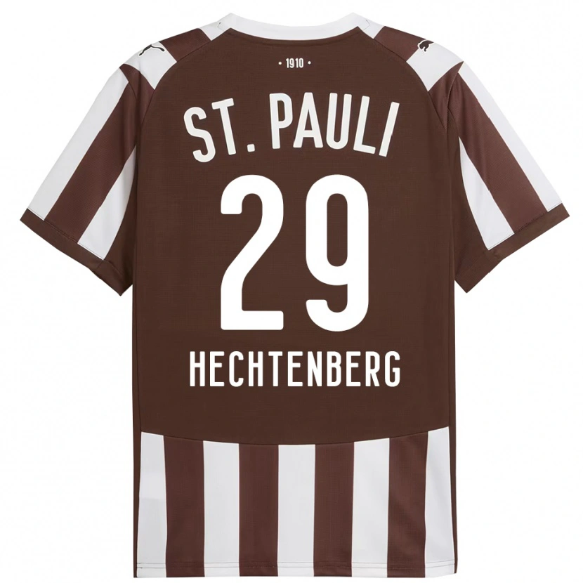 Danxen Dámské Julia Hechtenberg #29 Kávová Bílá Domů Hráčské Dresy 2025/26 Dres