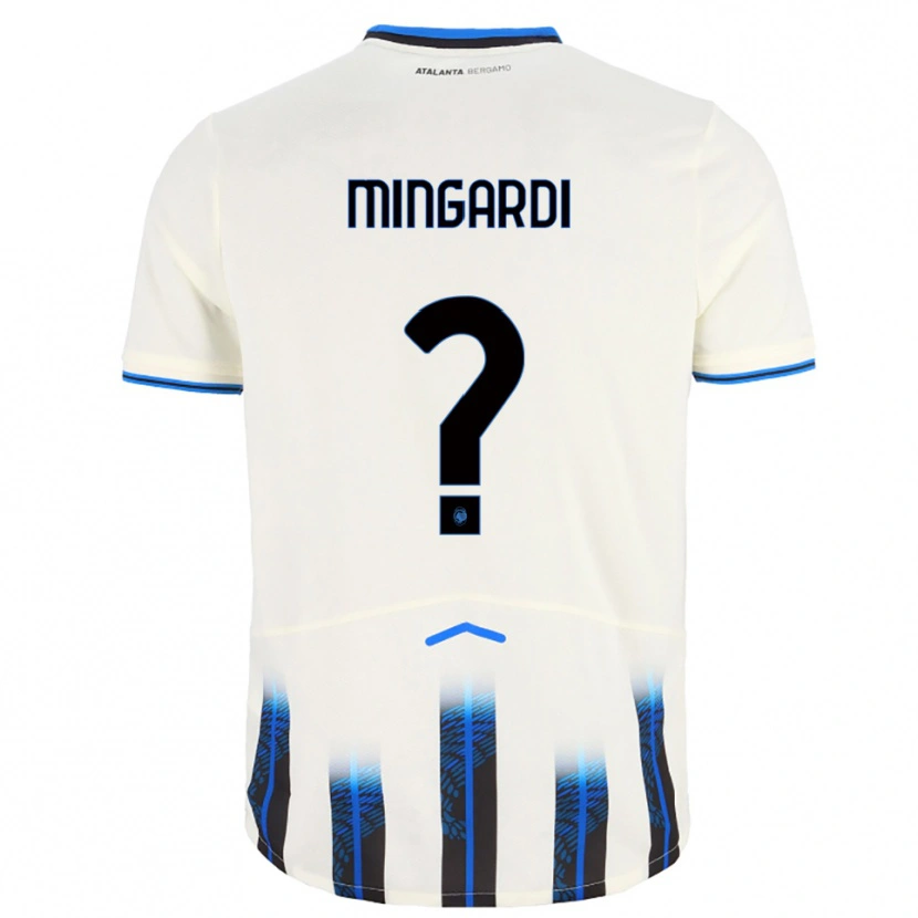 Danxen Dámské Davide Mingardi #0 Bílá Modrá Daleko Hráčské Dresy 2025/26 Dres