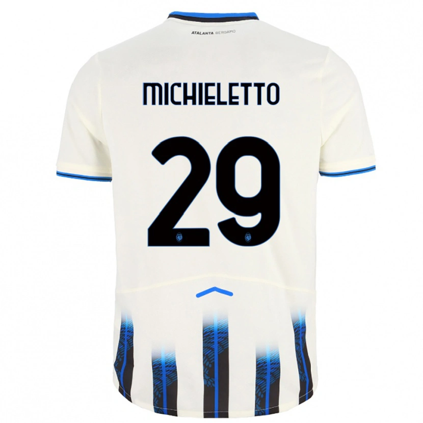 Danxen Dámské Andrea Michieletto #29 Bílá Modrá Daleko Hráčské Dresy 2025/26 Dres