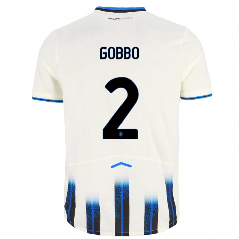 Danxen Dámské Luca Gobbo #2 Bílá Modrá Daleko Hráčské Dresy 2025/26 Dres