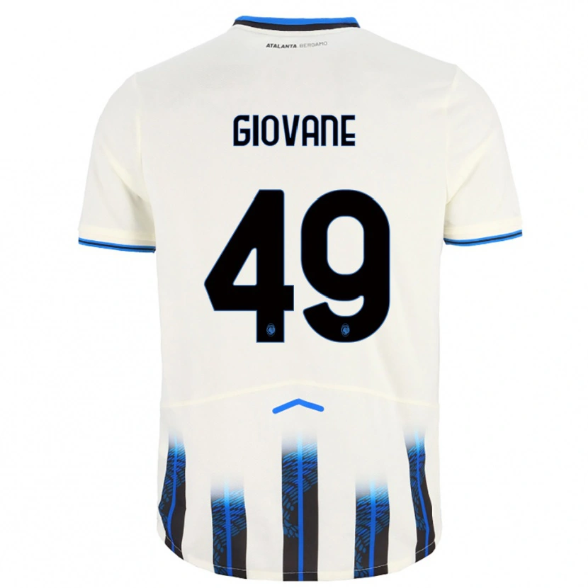 Danxen Dámské Samuel Giovane #49 Bílá Modrá Daleko Hráčské Dresy 2025/26 Dres