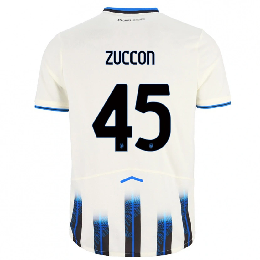 Danxen Dámské Federico Zuccon #45 Bílá Modrá Daleko Hráčské Dresy 2025/26 Dres