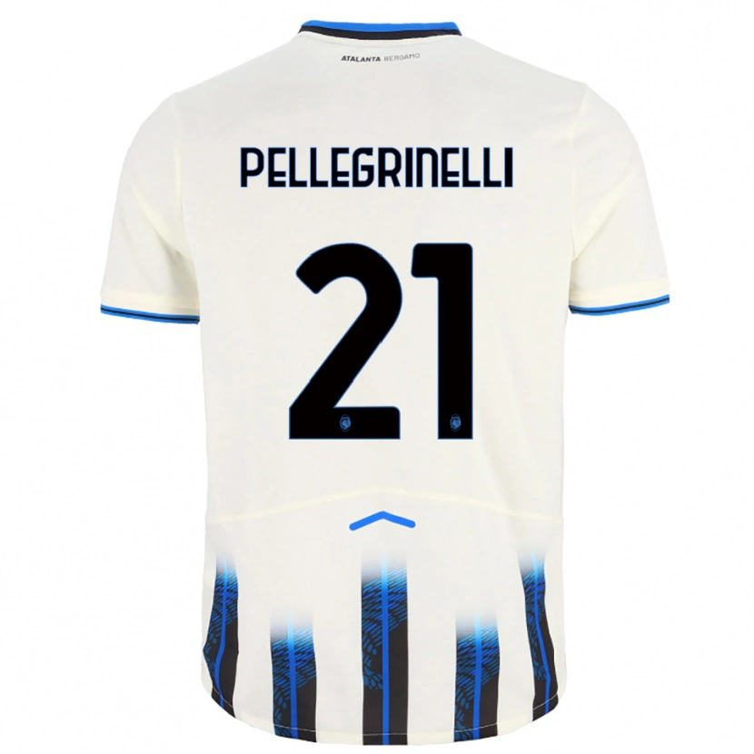 Danxen Dámské Giorgia Pellegrinelli #21 Bílá Modrá Daleko Hráčské Dresy 2025/26 Dres