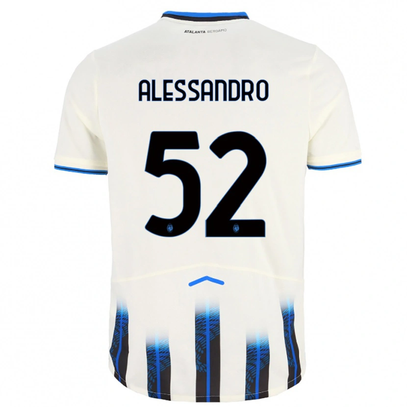 Danxen Dámské Alessandro Rinaldi #52 Bílá Modrá Daleko Hráčské Dresy 2025/26 Dres