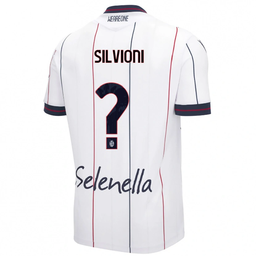 Danxen Dámské Ludovica Silvioni #0 Bílá Královská Modř Daleko Hráčské Dresy 2025/26 Dres