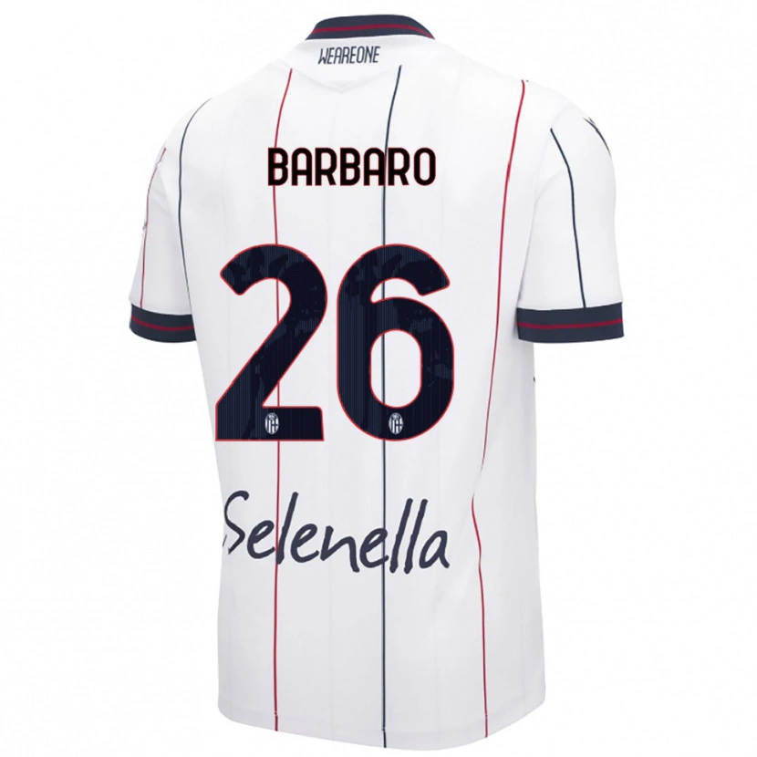 Danxen Dámské Elia Barbaro #26 Bílá Královská Modř Daleko Hráčské Dresy 2025/26 Dres