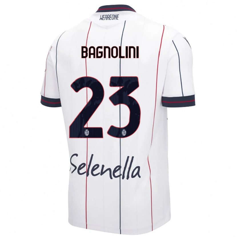 Danxen Dámské Nicola Bagnolini #23 Bílá Královská Modř Daleko Hráčské Dresy 2025/26 Dres