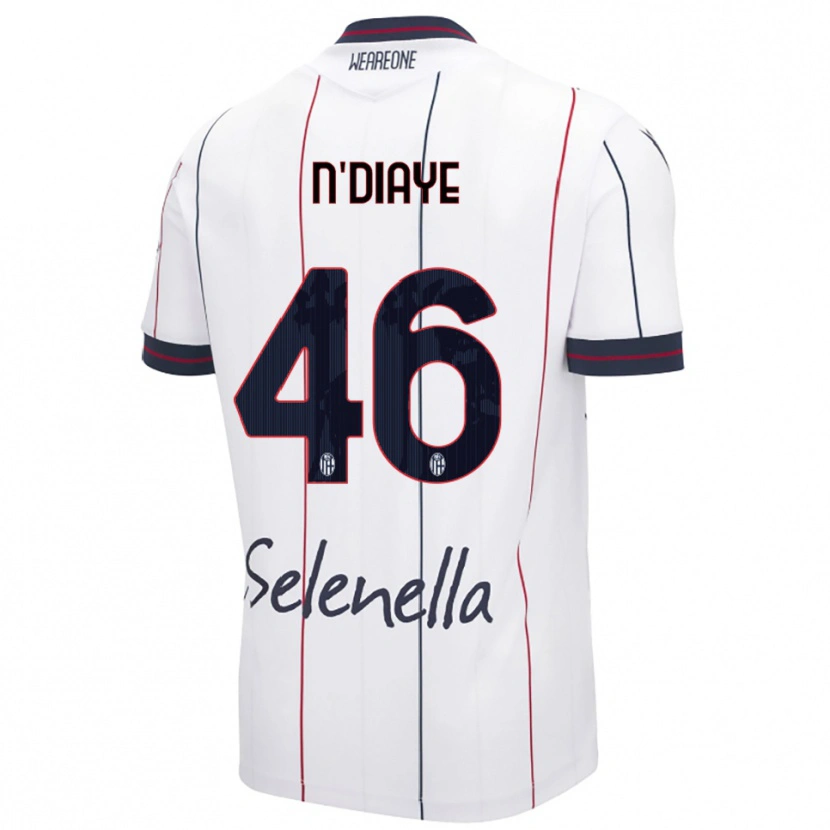 Danxen Dámské Antoine N'diaye #46 Bílá Královská Modř Daleko Hráčské Dresy 2025/26 Dres