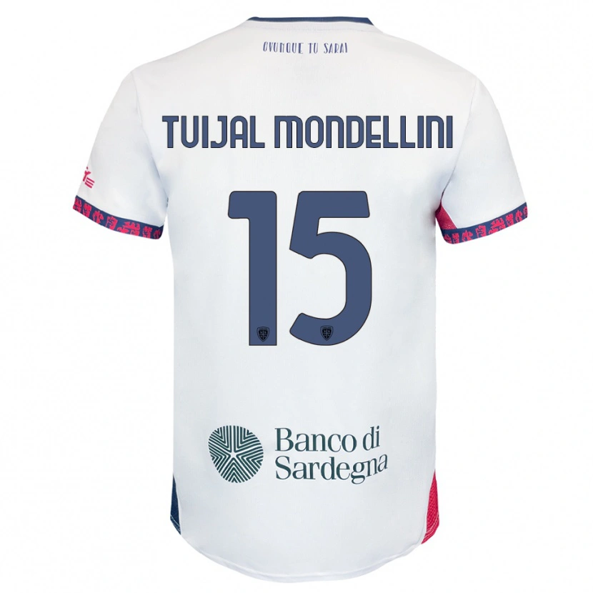 Danxen Dámské Luca Tuijai Mondellini #15 Bílá Námořnická Modř Červená Daleko Hráčské Dresy 2025/26 Dres