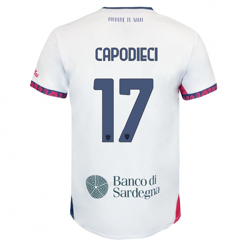 Danxen Dámské Loris Capodieci #17 Bílá Námořnická Modř Červená Daleko Hráčské Dresy 2025/26 Dres