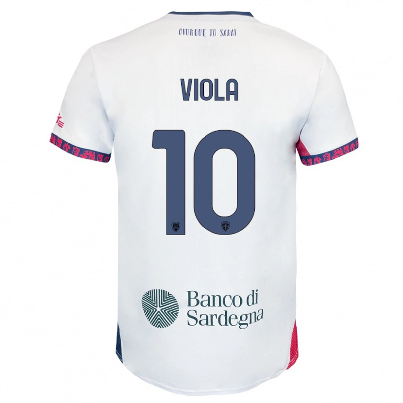 Danxen Dámské Nicolas Viola #10 Bílá Námořnická Modř Červená Daleko Hráčské Dresy 2025/26 Dres