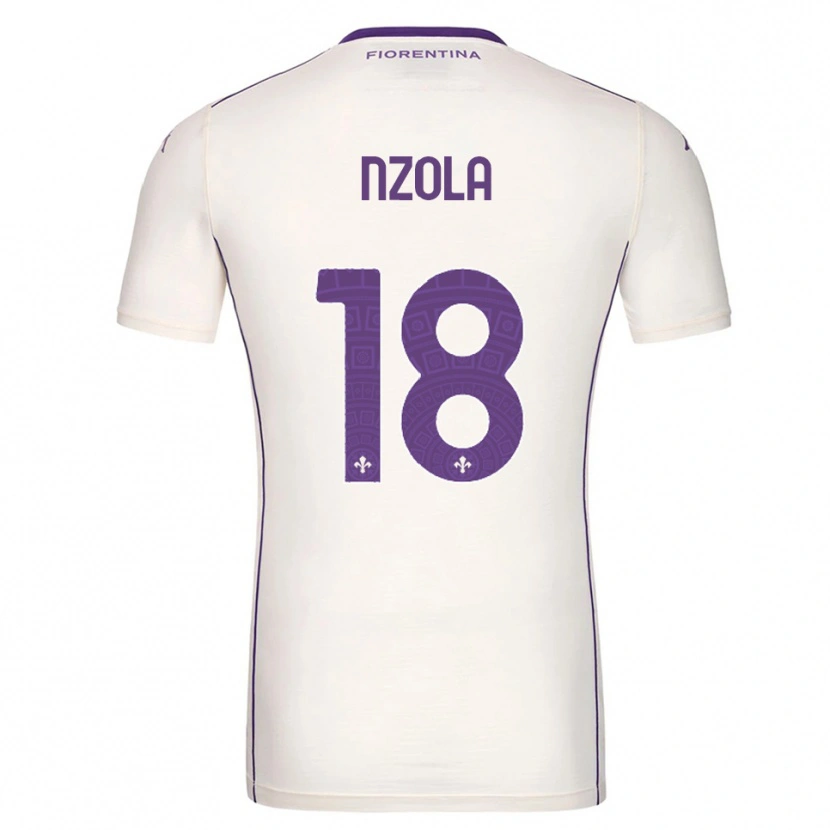 Danxen Dámské M'bala Nzola #18 Bílá Fialová Červená Daleko Hráčské Dresy 2025/26 Dres